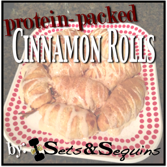 Learn how to make these simple FOUR INGREDIENT Protein-Packed Cinnamon Rolls on the Sets and Sequins Blog! Just mix pro force protein powder with egg whites and real cinnamon and baste it onto some reduced fat crescent rolls - bake and enjoy! Full step-by-step recipe instructions for making this breakfast at home on the blog. Written by Sarah Bourne! Contact Peak Nutrition in St. Louis, MO for the protein- ask for Brandon Leeker